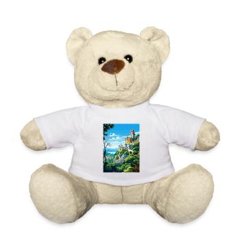 Sintra Portugal Vintage voyage affiche WPA Souvenir - Nounours - blanc - Devant