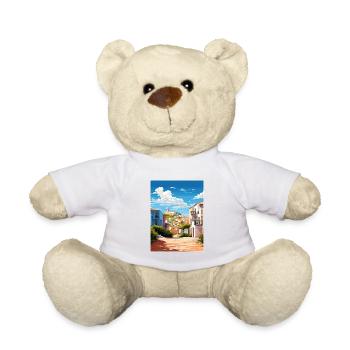 Grandola Portugal Vintage voyage affiche Souvenir - Nounours - blanc - Devant