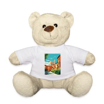 Vérone Italie Décoration Vintage Voyage Affiche WPA - Nounours - blanc - Devant