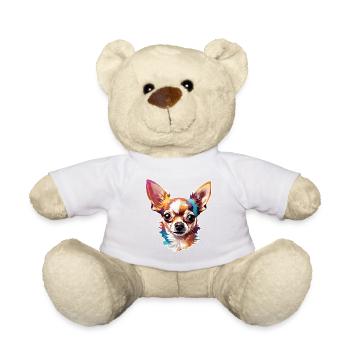 Chihuahua / small dog / animal / tiny / breed - Teddy Bear - white - Front