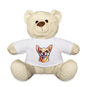 Chihuahua / small dog / animal / tiny / breed - Teddy Bear - white - Front