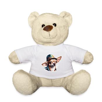 Chihuahua / small dog / animal / tiny / breed - Teddy Bear - white - Front