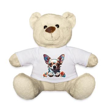 Chihuahua / small dog / animal / tiny / breed - Teddy Bear - white - Front