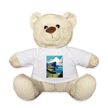 Isle Of Skye Scotland Vintage Travel Poster WPA - Teddy Bear - white - Front