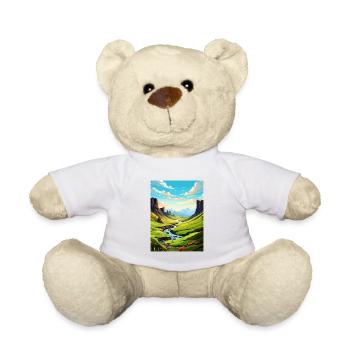 Isle Of Skye Scotland Vintage Travel Poster WPA - Teddy Bear - white - Front