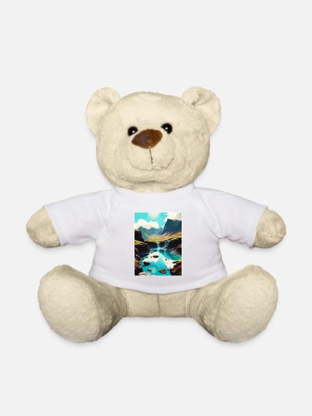 Isle Of Skye Schottland Vintage Reiseposter WPA - Teddy - Weiß
