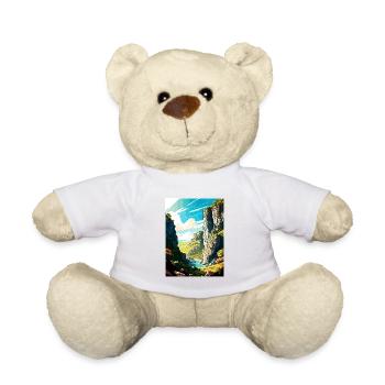 Cheddar Gorge Angleterre Vintage voyage affiche WPA - Nounours - blanc - Devant