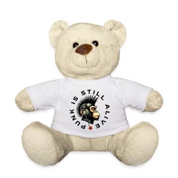 Punk is still alive - Teddy Bear - white - Front