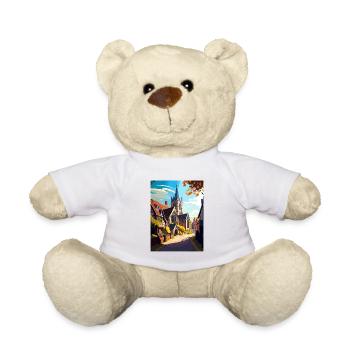 Ministre Angleterre Kent Vintage Travel Poster WPA - Nounours - blanc - Devant