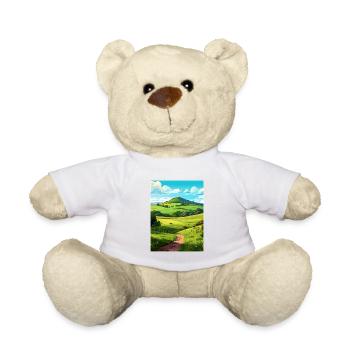 Duncryne Hill Stirling Vintage Reiseposter WPA - Teddy - Weiß - Vorne