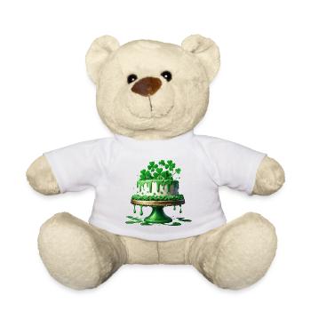 Gâteau d’anniversaire / Gâteau / Joyeux anniversaire / Gâteau - Nounours - blanc - Devant