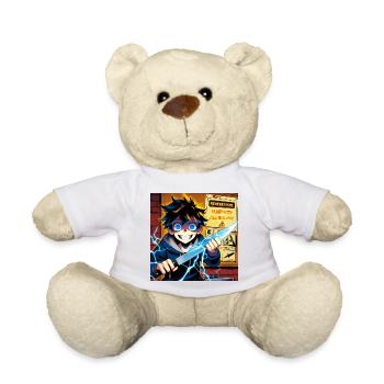 L’électricité tue : des cadeaux amusants pour un électricien - Nounours - blanc - Devant