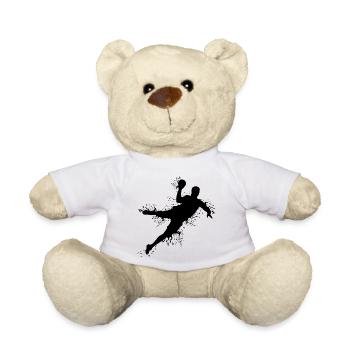 Handballer Handball Explosion Wurf Team Werfer - Teddy - Weiß - Vorne