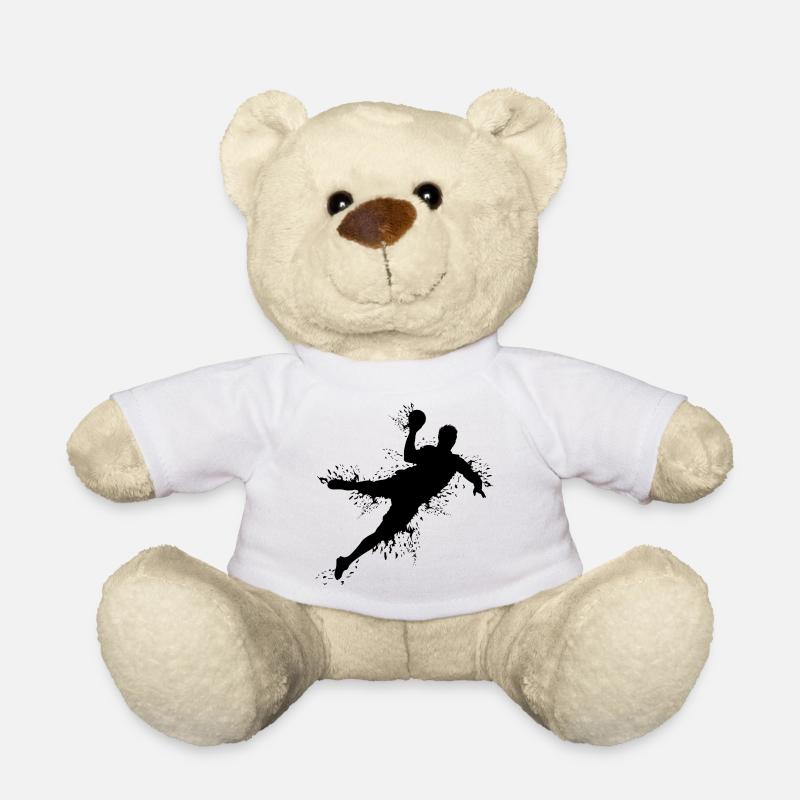 Handballer Handball Explosion Wurf Team Werfer - Teddy - Weiß