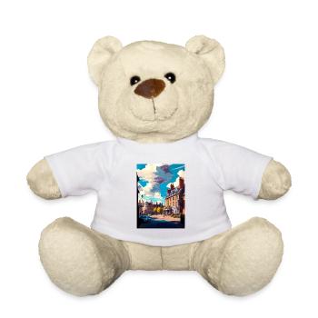 Carlisle décoration Vintage voyage affiche Souvenir - Nounours - blanc - Devant