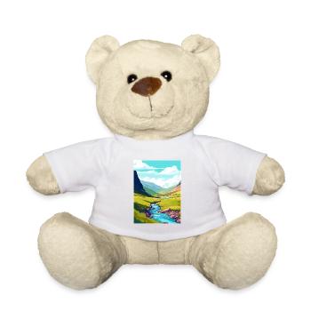 High Cup Nick Cumbria Vintage Travel Poster WPA - Teddy Bear - white - Front