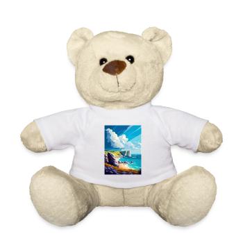 Dover England Kent Vintage Reiseposter Souvenir - Teddy - Weiß - Vorne