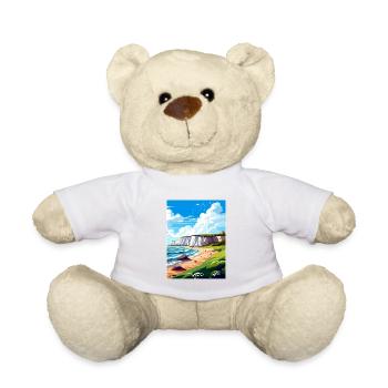 Dover England Kent Vintage Reiseposter Souvenir - Teddy - Weiß - Vorne