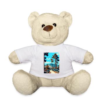 San Bernardino National Forest California Souvenir - Teddy - Weiß - Vorne