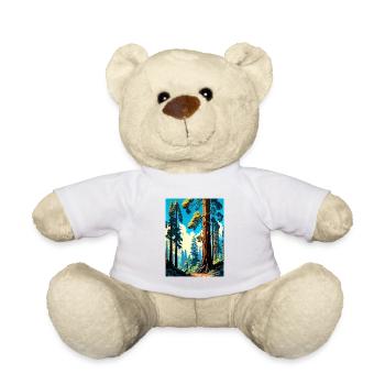 Humboldt Redwoods State Park Kalifornien Souvenir - Teddy - Weiß - Vorne