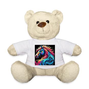 Horse - Teddy Bear - white - Front