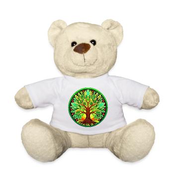 Tree of Life - Teddy Bear - white - Front