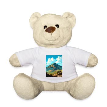 Mont Diablo Californie Vintage voyage affiche WPA - Nounours - blanc - Devant