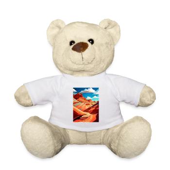 Vermilion Cliffs Arizona Vintage voyage affiche WPA - Nounours - blanc - Devant