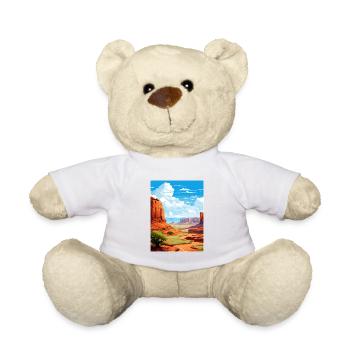 Parc national de Canyonlands Affiche de voyage Vintage - Nounours - blanc - Devant