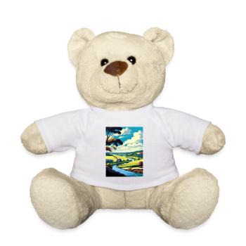 Brandywine Valley Pennsylvanie affiche de voyage - Nounours - blanc - Devant