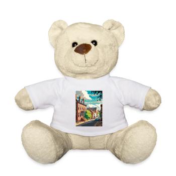 West Chester Pennsylvanie Vintage affiche de voyage - Nounours - blanc - Devant