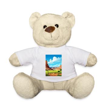 Capitol Reef National Park Vintage Travel Poster - Teddy Bear - white - Front