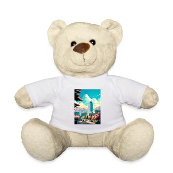 San Jose Californie Vintage voyage affiche Souvenir - Nounours - blanc - Devant