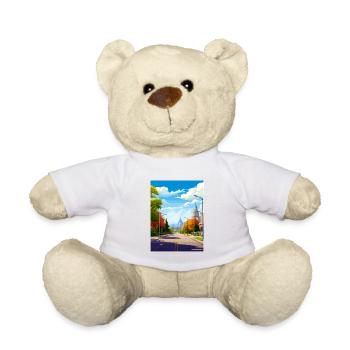 Salt Lake Utah Vintage Travel Poster WPA Souvenir - Teddy Bear - white - Front