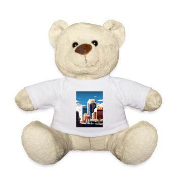 Glendale Arizona Vintage voyage affiche Souvenir - Nounours - blanc - Devant