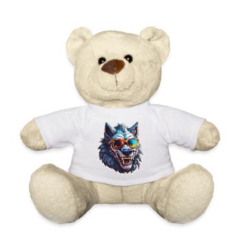 Werwolf / Vollmond / Wesen / Verwandlung / Fluch - Teddy - Weiß - Vorne