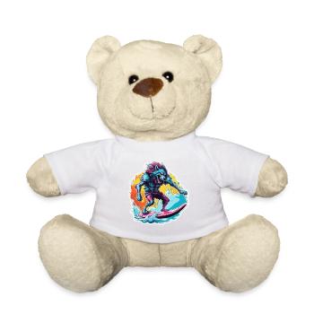 Werewolf / Full Moon / Creature / Transformation / Curse - Teddy Bear - white - Front