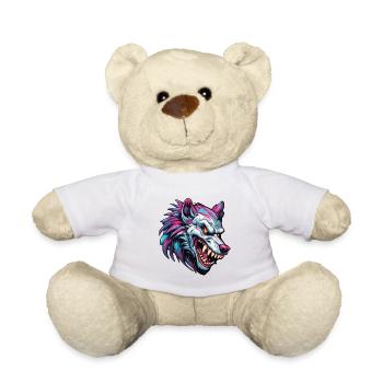 Werwolf / Vollmond / Wesen / Verwandlung / Fluch - Teddy - Weiß - Vorne