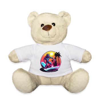Werewolf / Full Moon / Creature / Transformation / Curse - Teddy Bear - white - Front