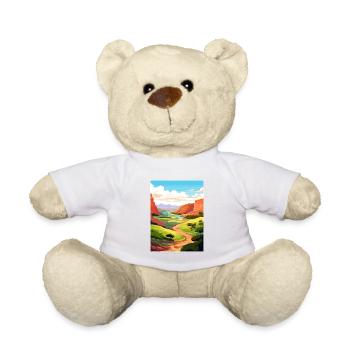 Waimea Hawaii Vintage voyage affiche WPA Souvenir - Nounours - blanc - Devant