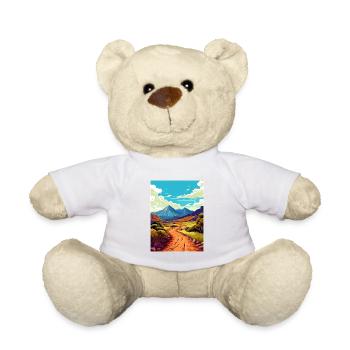 Haleakala Hawaii Vintage voyage affiche souvenir - Nounours - blanc - Devant