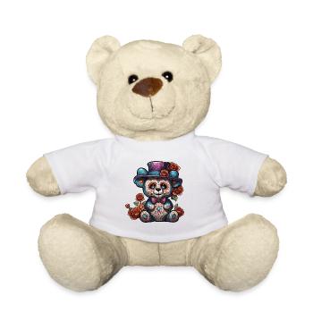 Ours en peluche / Peluche / Animal en peluche / Idée cadeau - Nounours - blanc - Devant