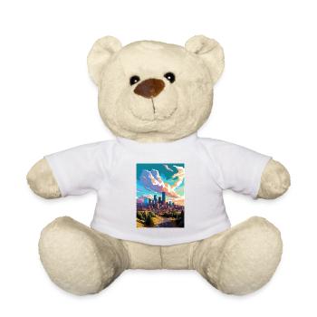 Denver Colorado Vintage voyage affiche WPA Souvenir - Nounours - blanc - Devant