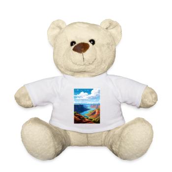 Flaming Gorge Utah Vintage Travel Poster Souvenir - Teddy Bear - white - Front