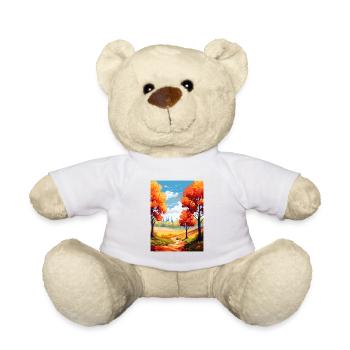 Adelaide Hills Australia Vintage Travel Poster WPA - Teddy Bear - white - Front