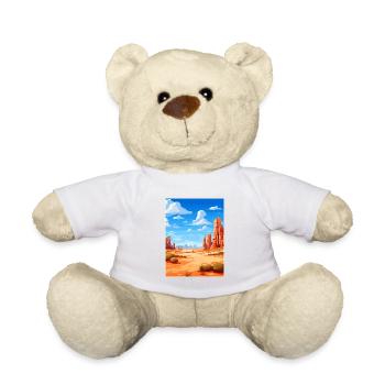 Les Pinnacles Australie Vintage voyage affiche WPA - Nounours - blanc - Devant