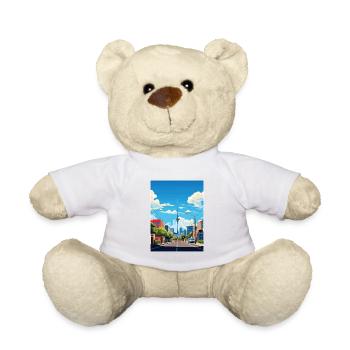 Auckland Neuseeland Neuseeland Vintage Reiseposter WPA - Teddy - Weiß - Vorne