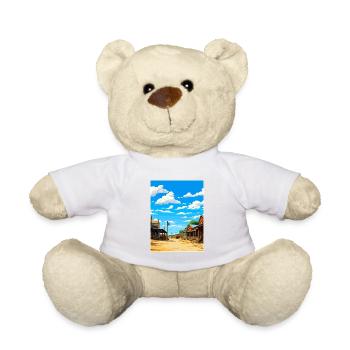 Sovereign Hills Australia Vintage Travel Poster - Teddy Bear - white - Front