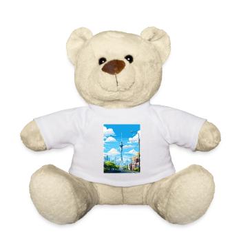 Auckland Neuseeland Neuseeland Vintage Reiseposter WPA - Teddy - Weiß - Vorne