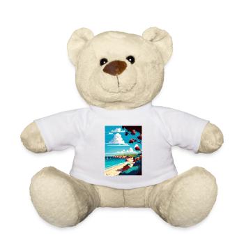 Mornington Peninsula Australie affiche de voyage - Nounours - blanc - Devant